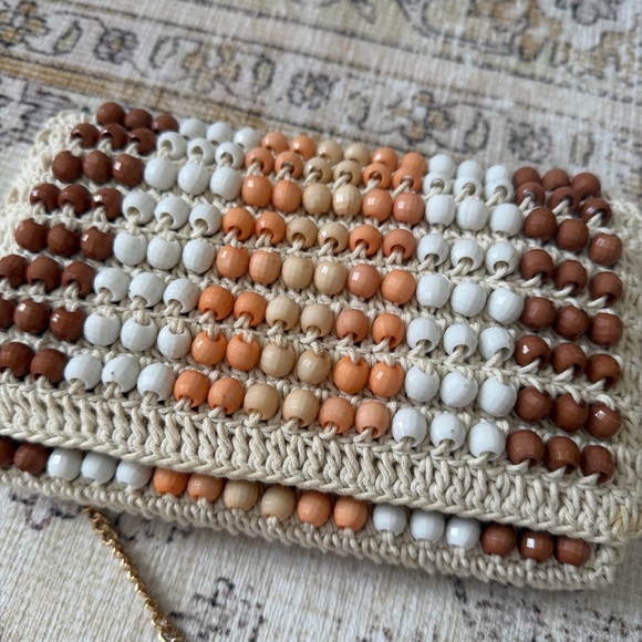 Anthropologie Beaded Crochet Bag - Picture 2 of 6